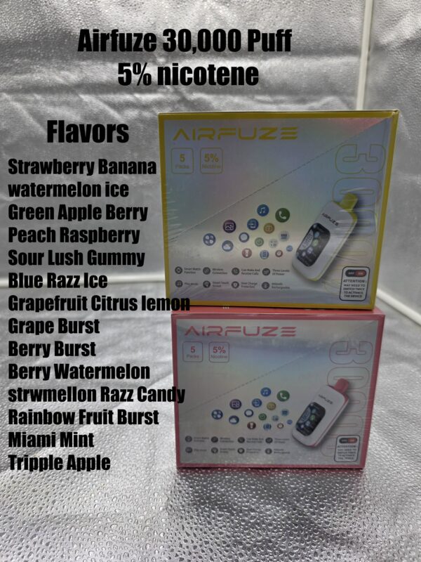 Airfuze 30,000 puff